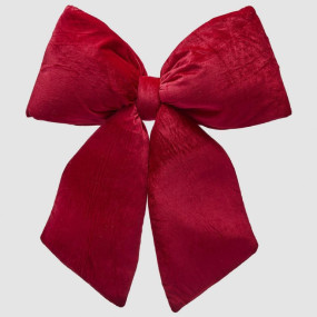 Laço Veludo Vermelho Escuro 63cm